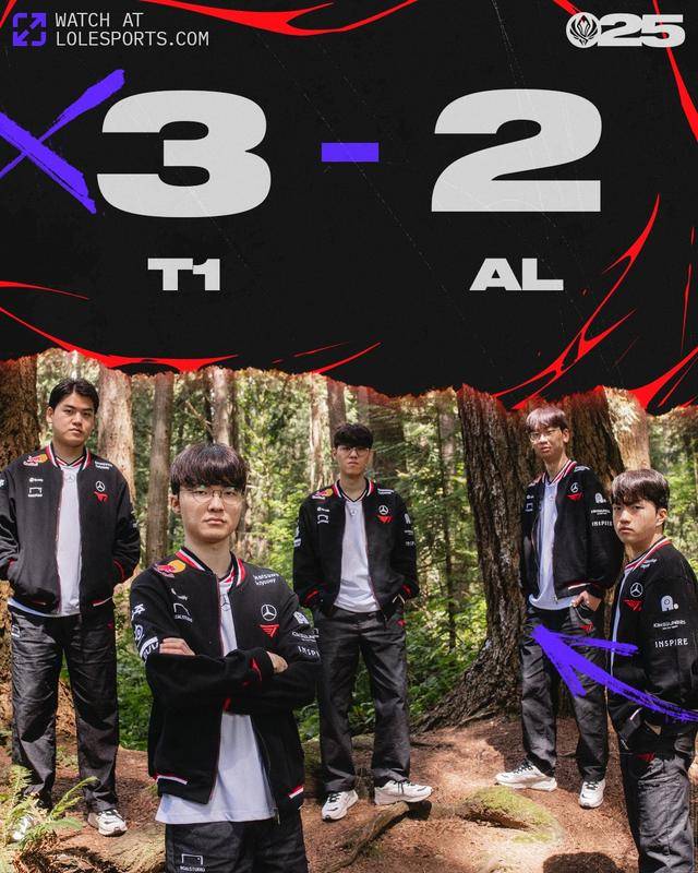 LOL-MSI：Oner蝎子节奏完美主導(dǎo)決(jué)胜局，T1 3-2击败AL挺进決(jué)赛