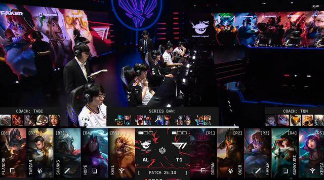 LOL-MSI:Oner蝎子节奏完美主导决胜局,T1 3-2击败AL挺进决赛