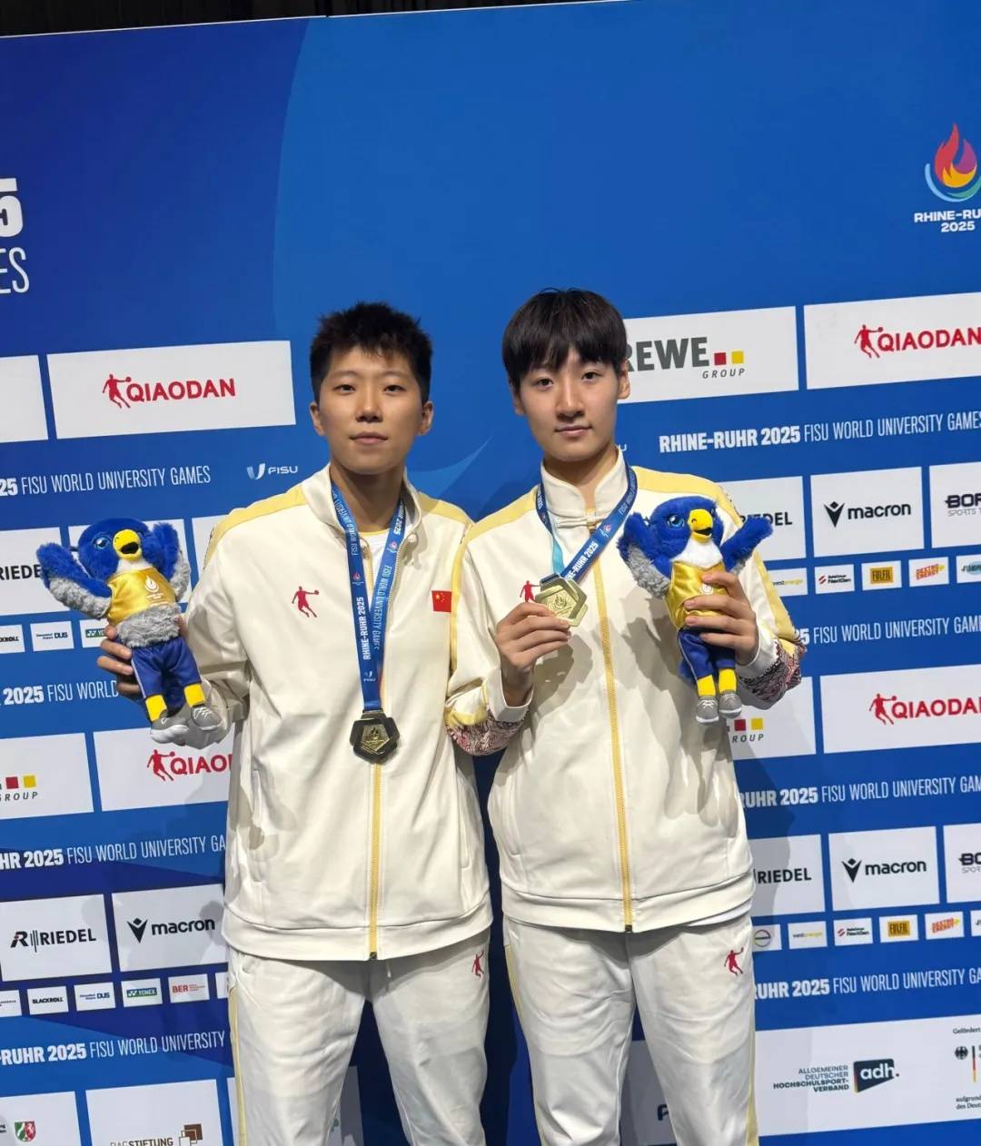 李星諾(nuò)、赵若含！为国争光！