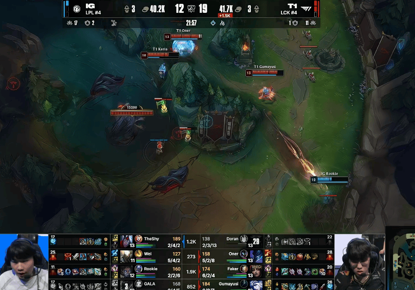 T1击败IG晋级世界赛,Theshy巨大失误,Faker笑开花