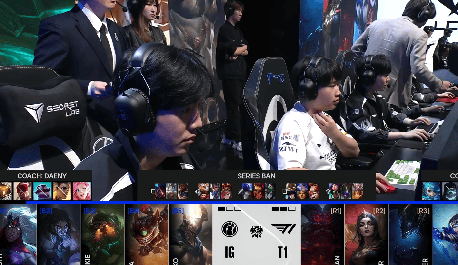 T1击败IG晋级世界赛,Theshy巨大失误,Faker笑开花