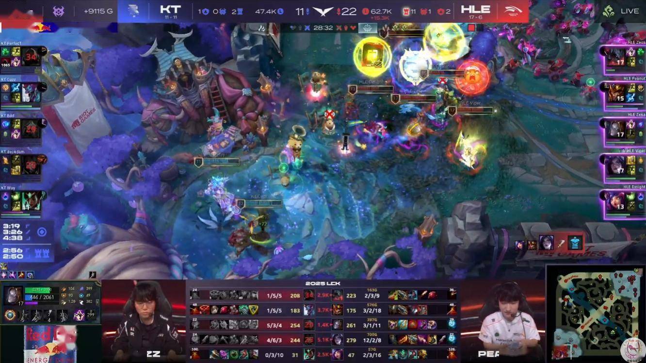 LCK奇葩赛制成绩合并!GenG和HLE早早晋级季后赛