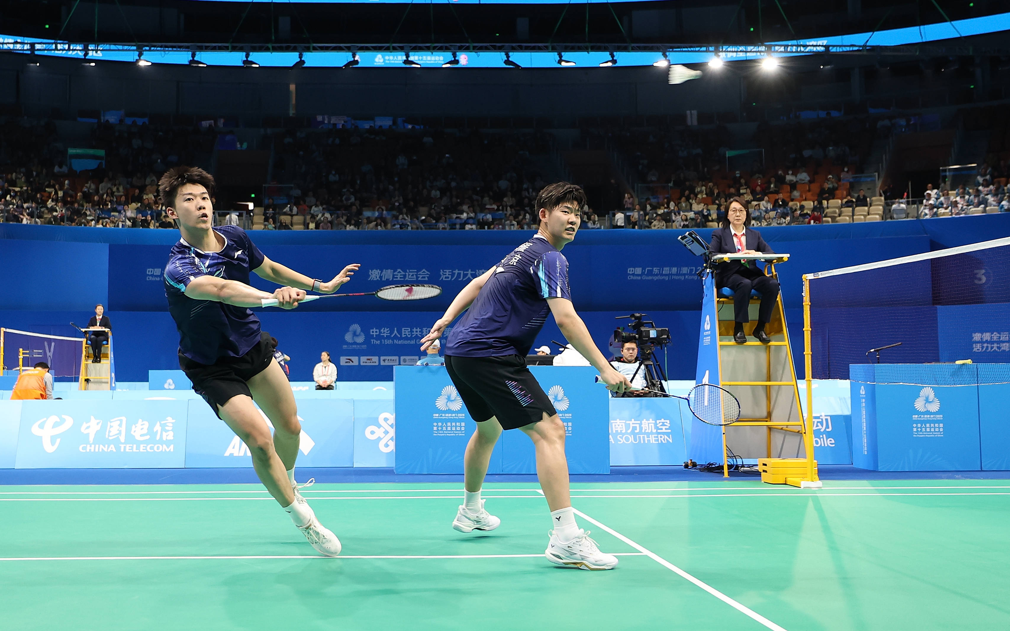 全运会|羽毛球——男双半决赛赛况